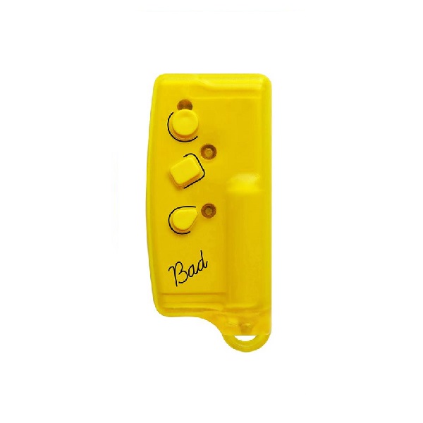 Nologo_BAD-jaune BAD-C copieuse étanche 433mhz de couleur jaune